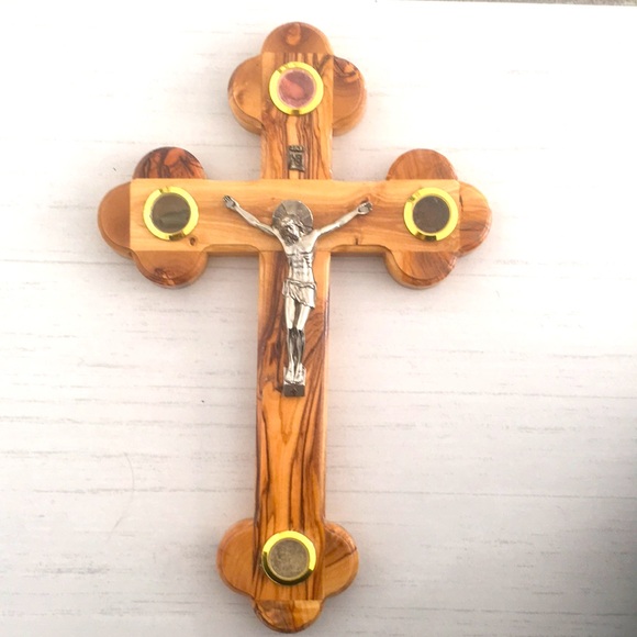 ONE-OF-A-KIND OLIVEWOOD CROSS FROM BETHLEHEM! 🙏* - Picture 3 of 17
